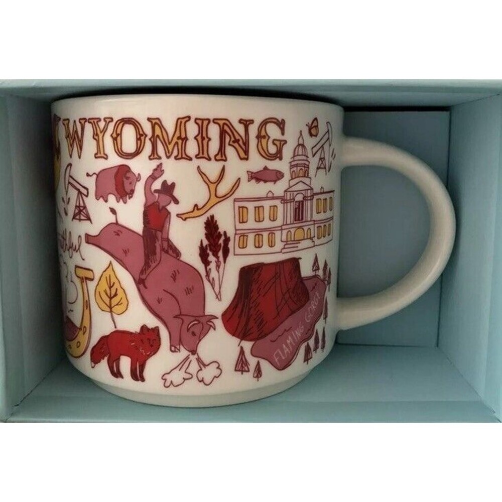 Starbucks Wyoming Been There Collection Coffee Mug NEW IN BOX